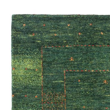 Tapis Gabbeh - Loribaft Persan - 118 x 82 cm - vert