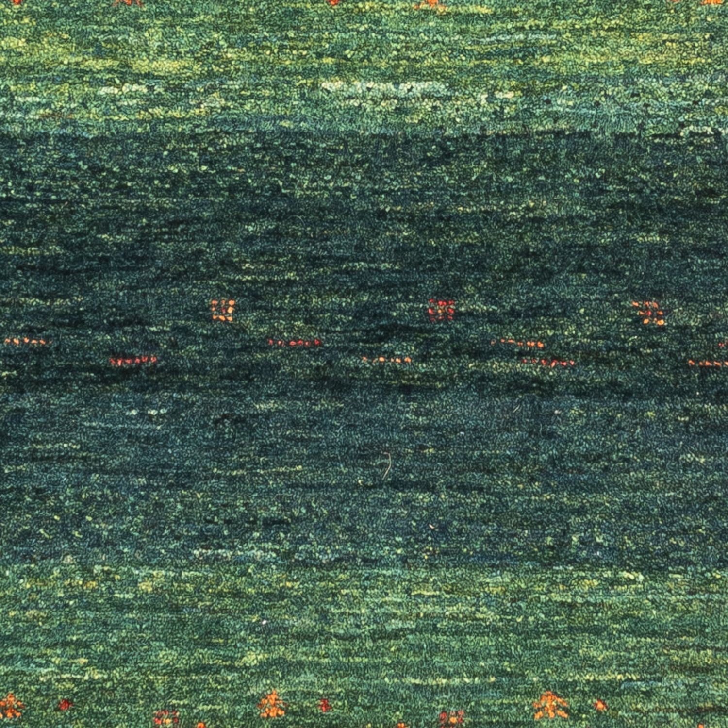 Alfombra Gabbeh - Loribaft Persa - 130 x 85 cm - verde