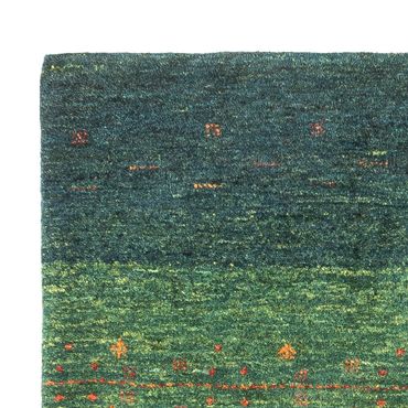 Tapete Gabbeh - Loribaft Persa - 130 x 85 cm - verde