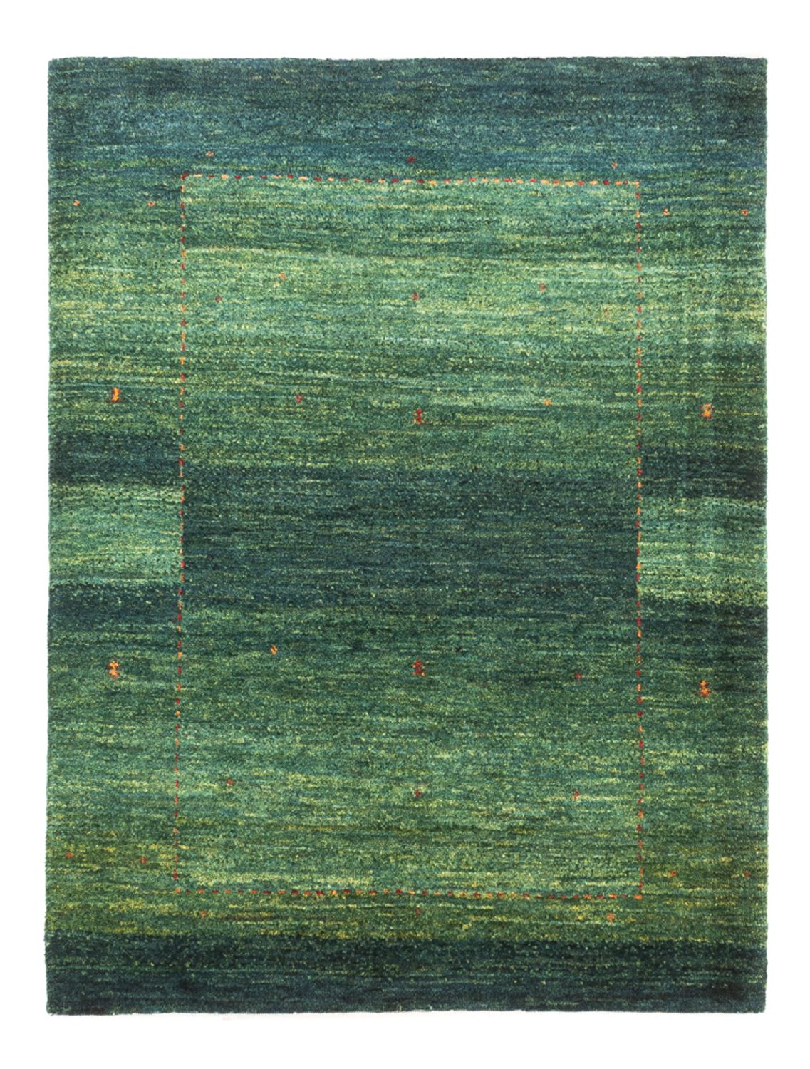 Gabbeh teppe - Loribaft persisk teppe - 117 x 86 cm - grønn