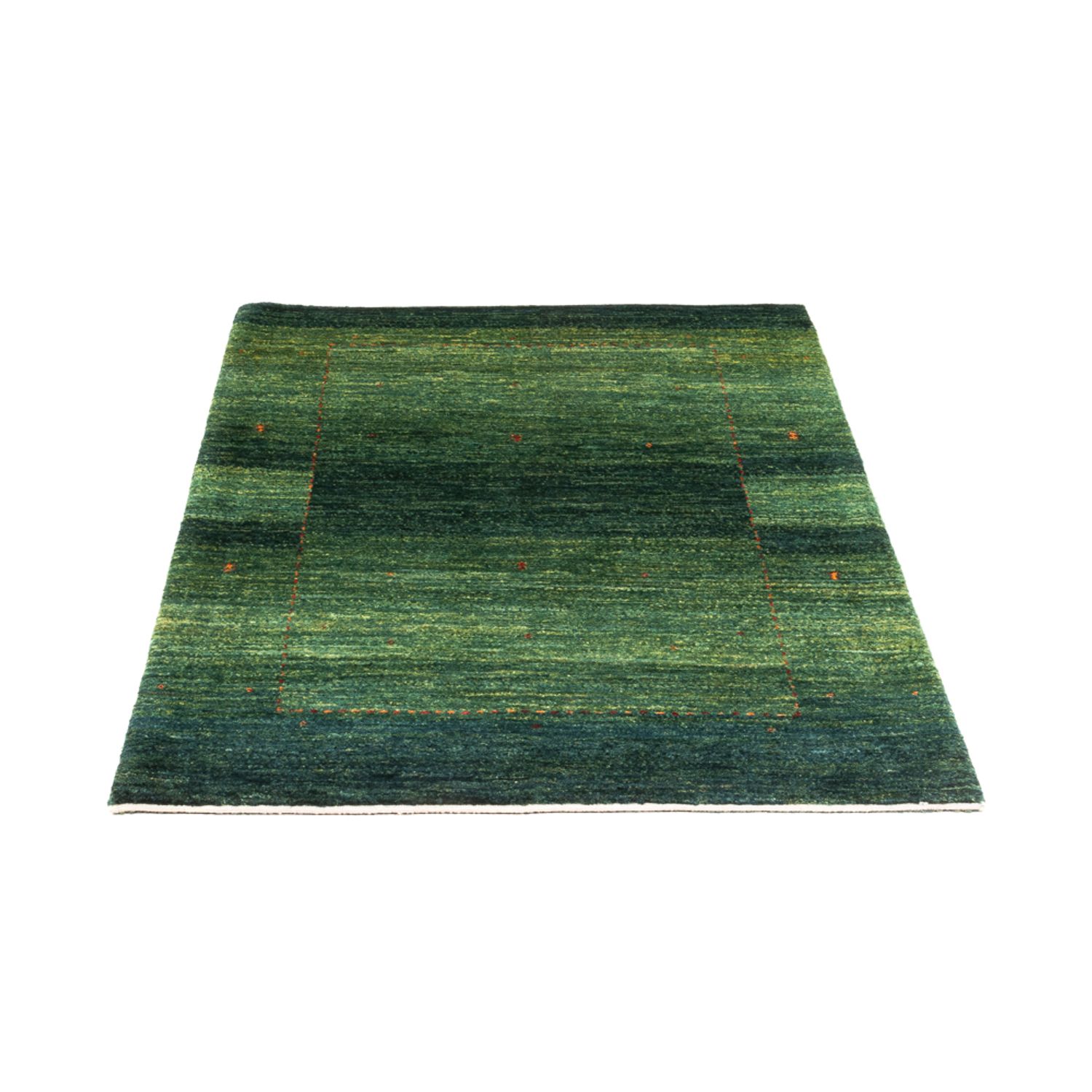 Gabbeh Tapijt - Loribaft Perzisch - 117 x 86 cm - groen