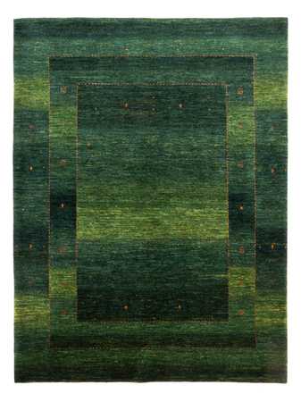 Alfombra Gabbeh - Loribaft Persa - 228 x 175 cm - verde