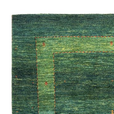 Tapete Gabbeh - Loribaft Persa - 162 x 132 cm - verde