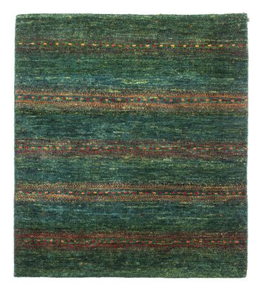 Gabbeh Teppich - Loribaft Perser - 101 x 91 cm - mehrfarbig