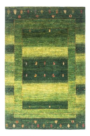 Tapete Gabbeh - Loribaft Persa - 148 x 98 cm - verde