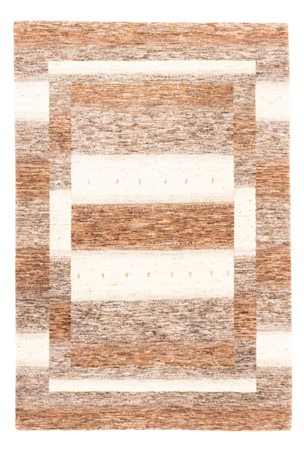 Alfombra Gabbeh - Loribaft Persa - 252 x 174 cm - natural