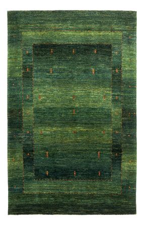 Tapis Gabbeh - Loribaft Persan - 192 x 126 cm - vert