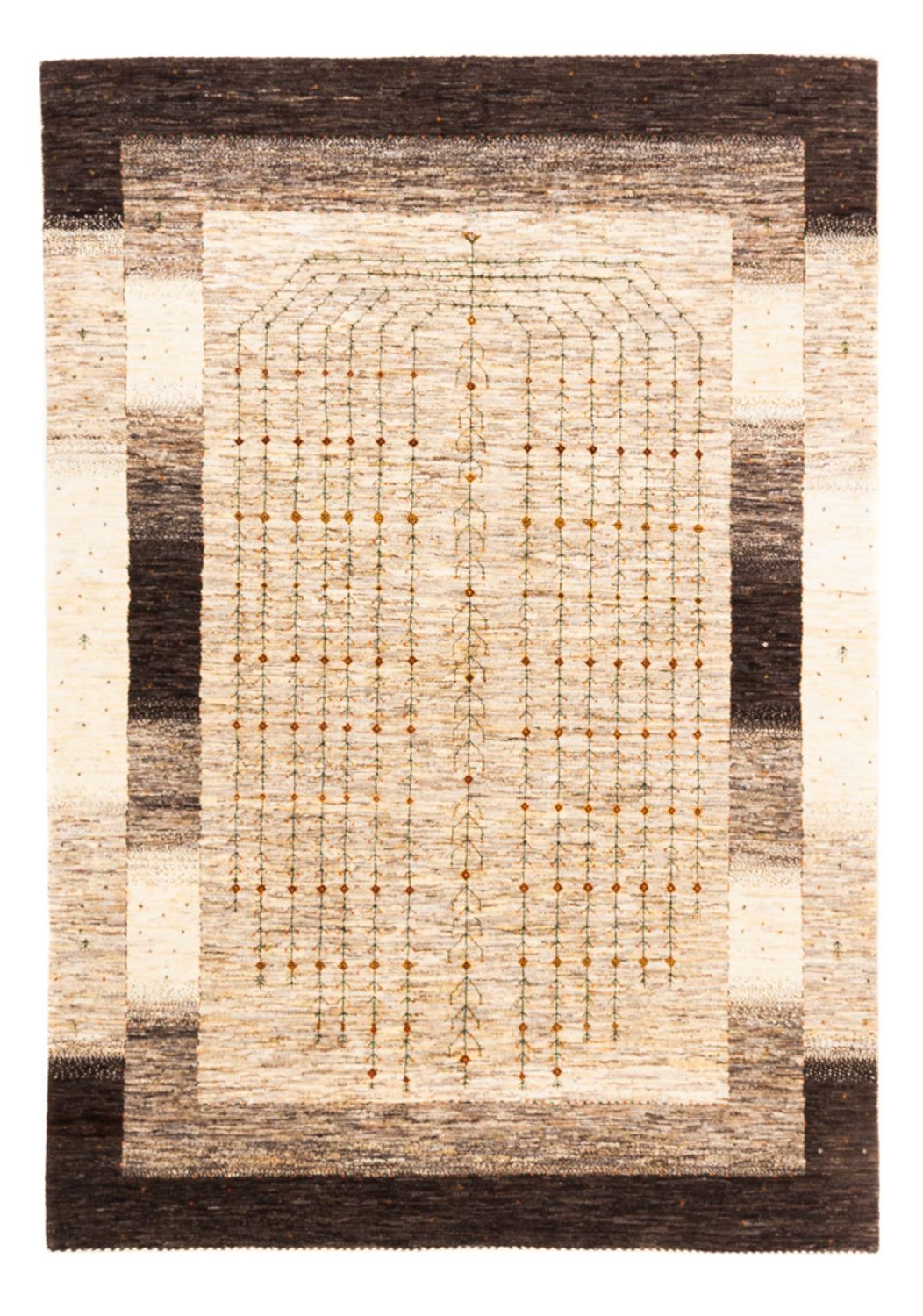 Tapis Gabbeh - Loribaft Persan - 240 x 173 cm - naturel