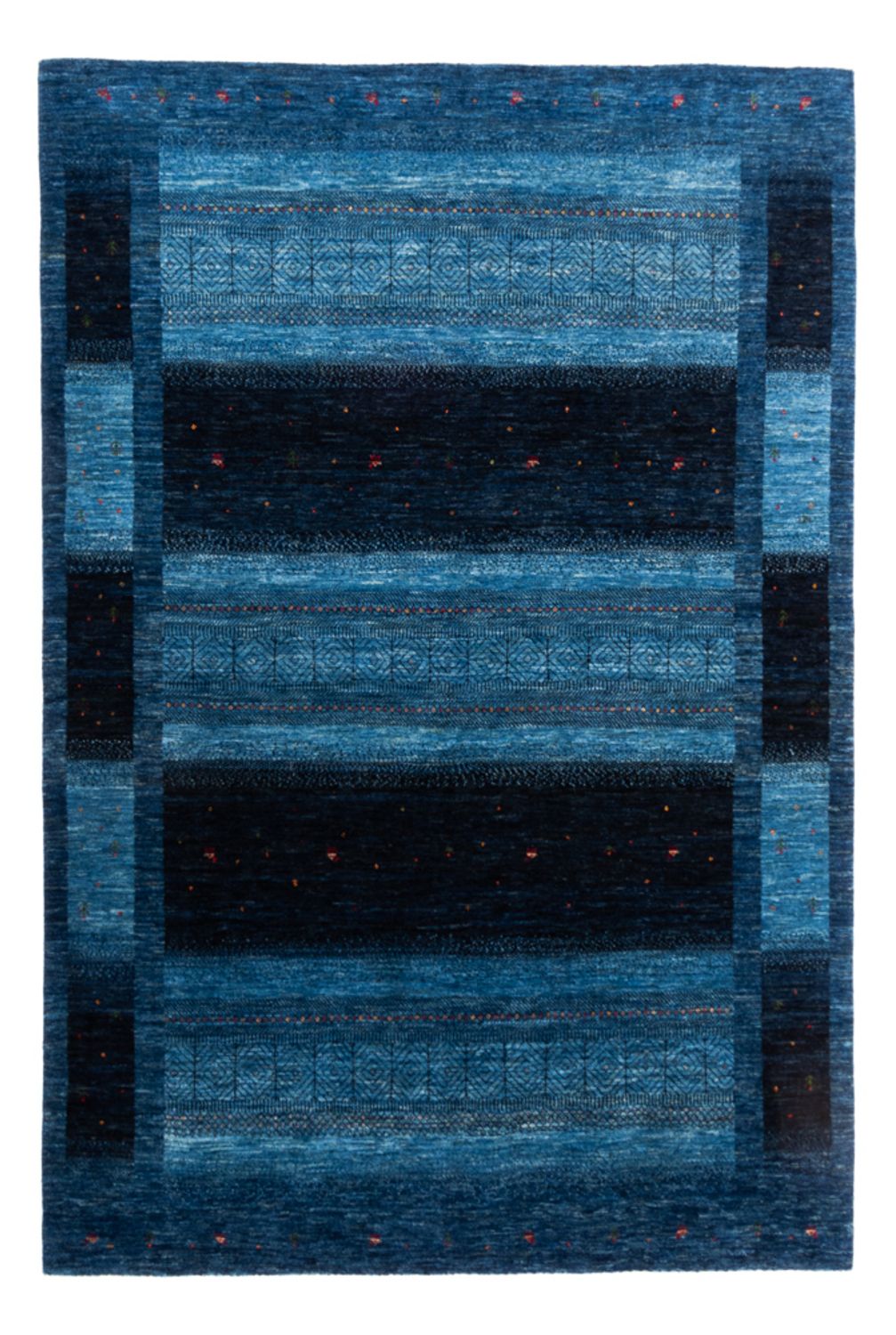 Gabbeh teppe - Loribaft persisk teppe - 256 x 180 cm - blå