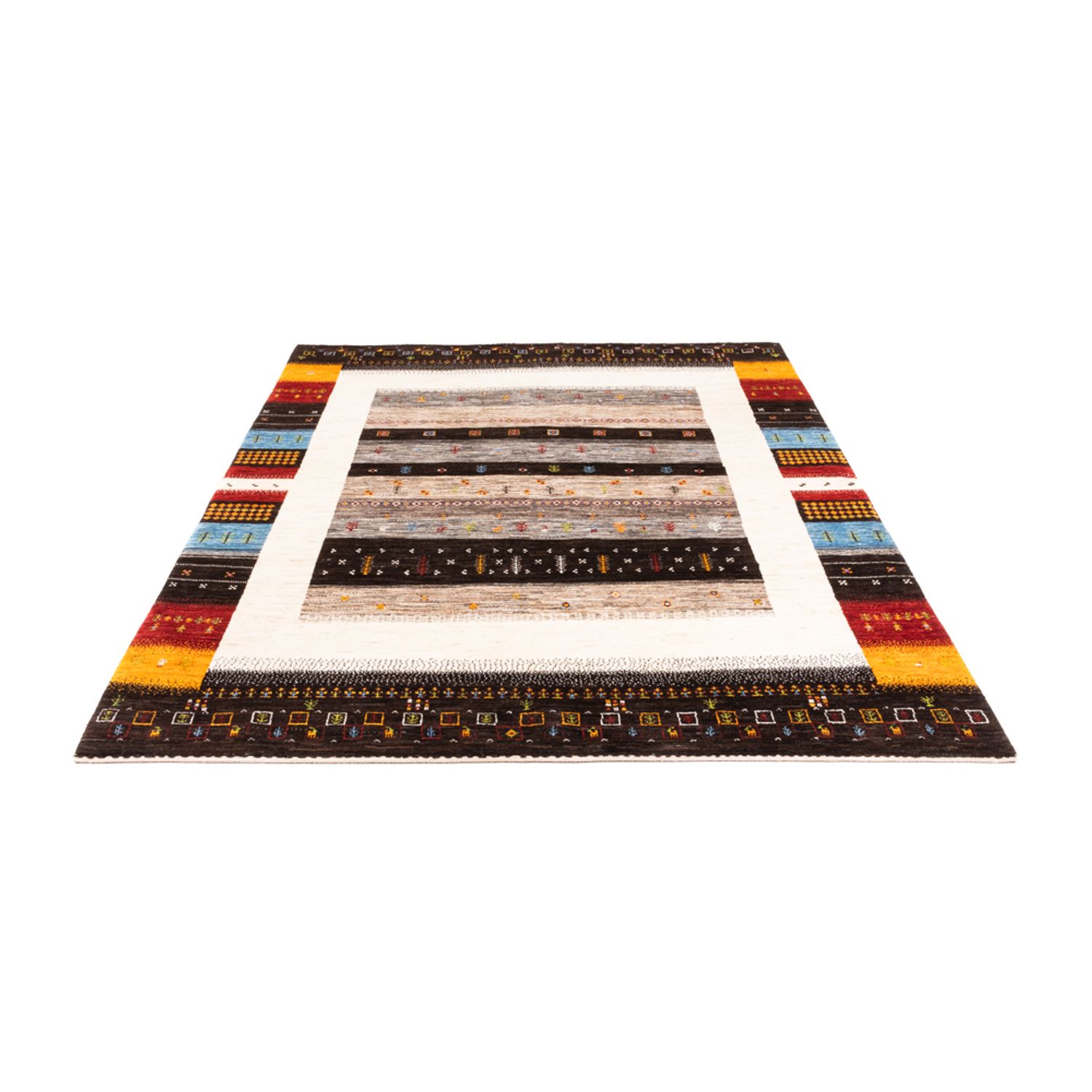 Tapis Gabbeh - Loribaft Persan - Royal - 244 x 177 cm - naturel