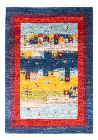 Tapis Gabbeh - Loribaft Persan - Royal - 141 x 107 cm - multicolore