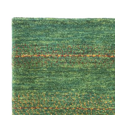 Tapis Gabbeh - Loribaft Persan - 122 x 80 cm - vert