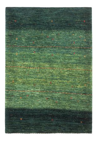 Tapis Gabbeh - Loribaft Persan - 132 x 90 cm - vert