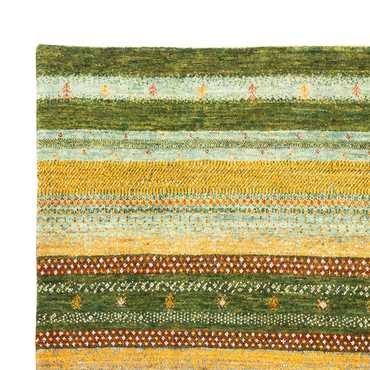 Tapis Gabbeh - Loribaft Persan - Royal - 220 x 152 cm - vert