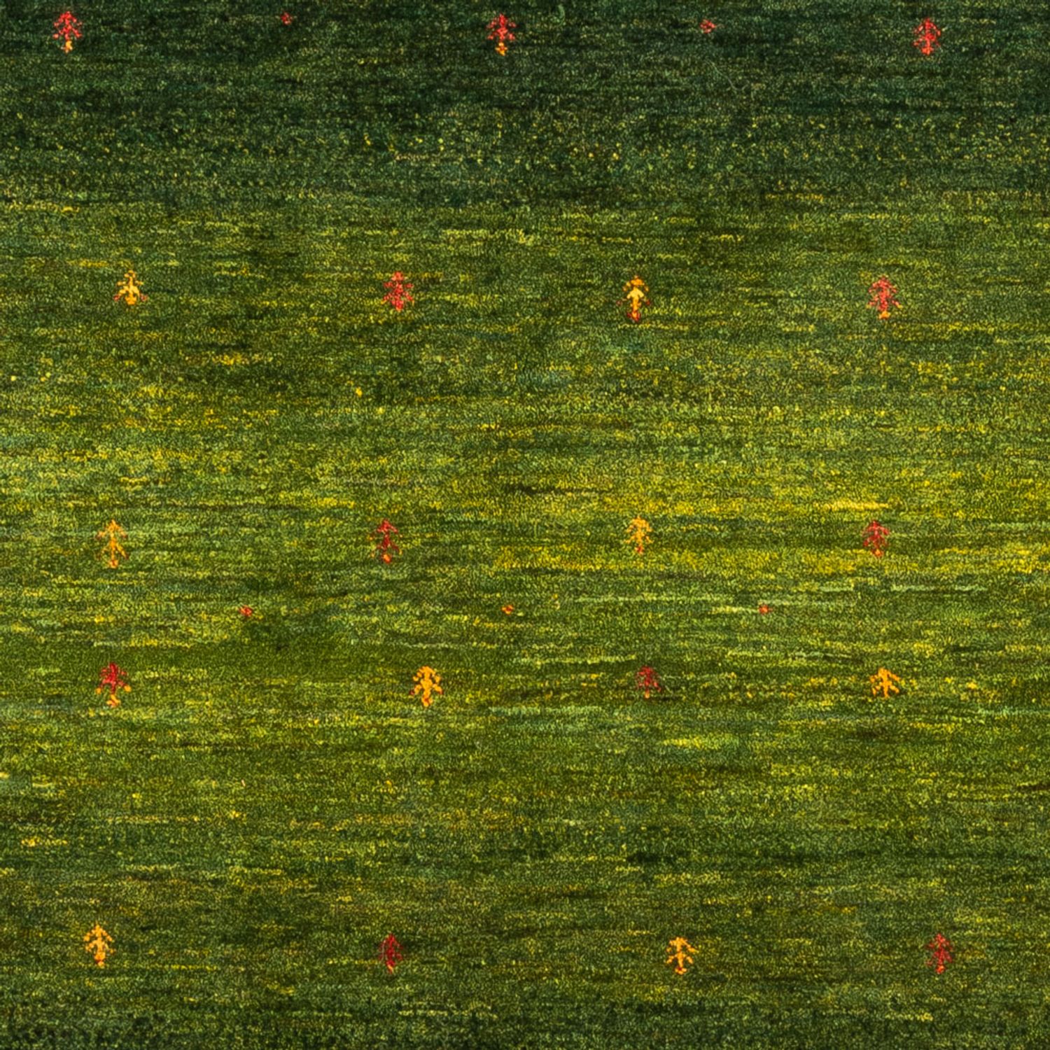 Gabbeh Koberec - Loribaft Perský - 200 x 150 cm - zelená