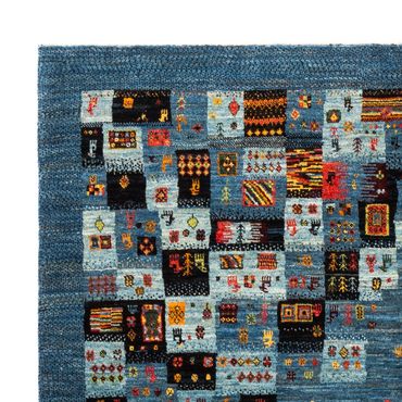 Gabbeh Teppich - Loribaft Perser - Royal - 199 x 154 cm - blau