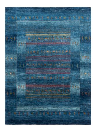 Alfombra Gabbeh - Loribaft Persa - 200 x 147 cm - azul