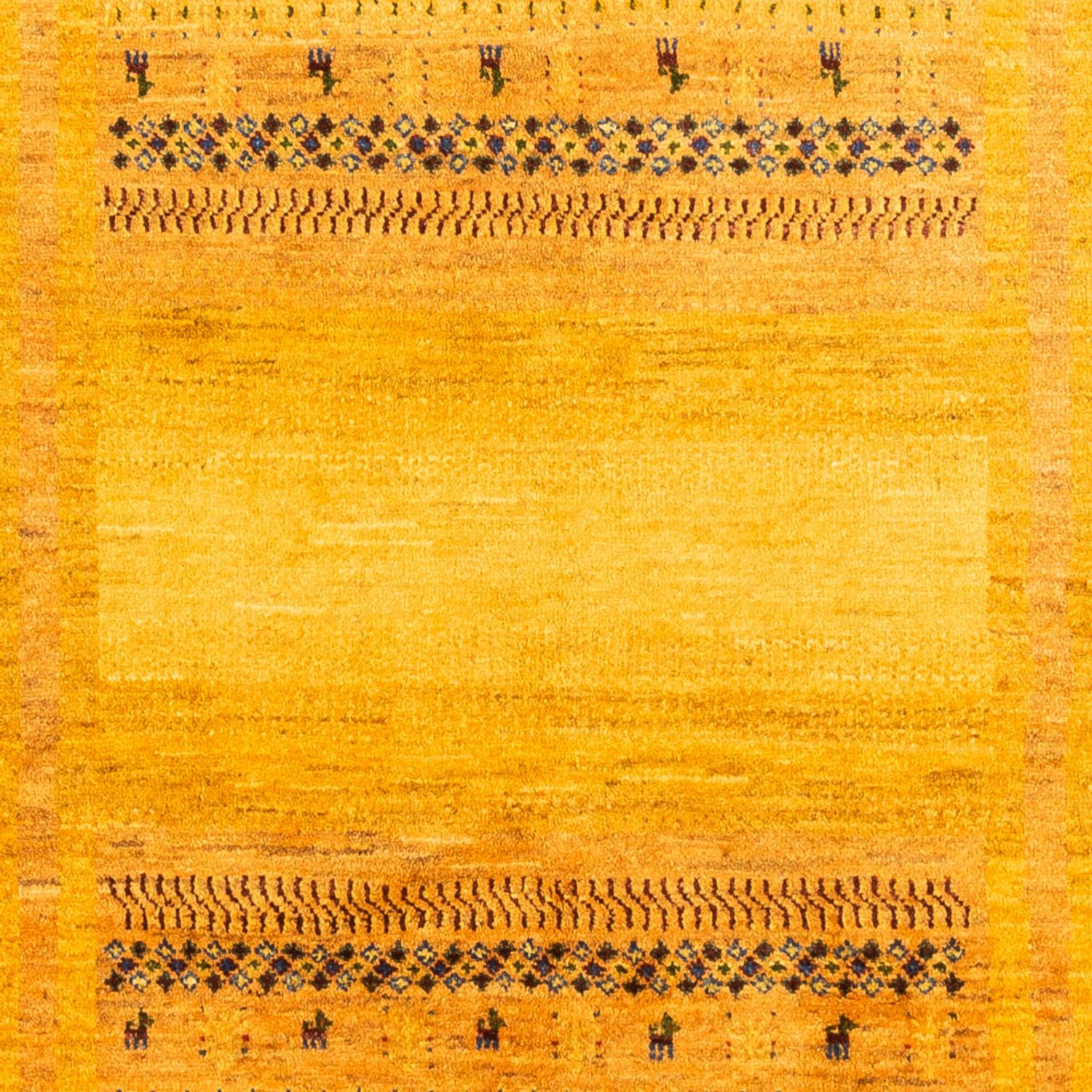 Gabbeh Rug - Loribaft Perser - Royal - 198 x 152 cm - gold