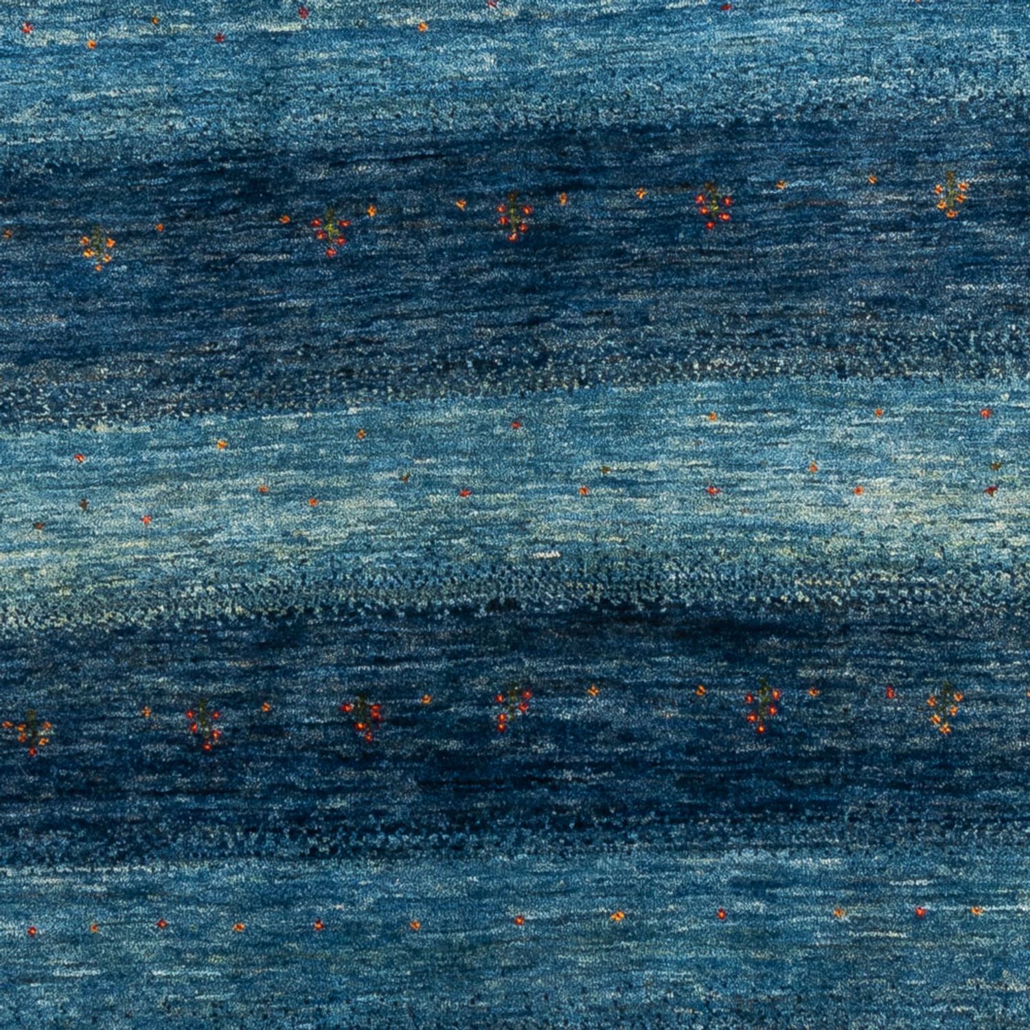 Gabbeh Tapijt - Loribaft Perzisch - 205 x 156 cm - blauw