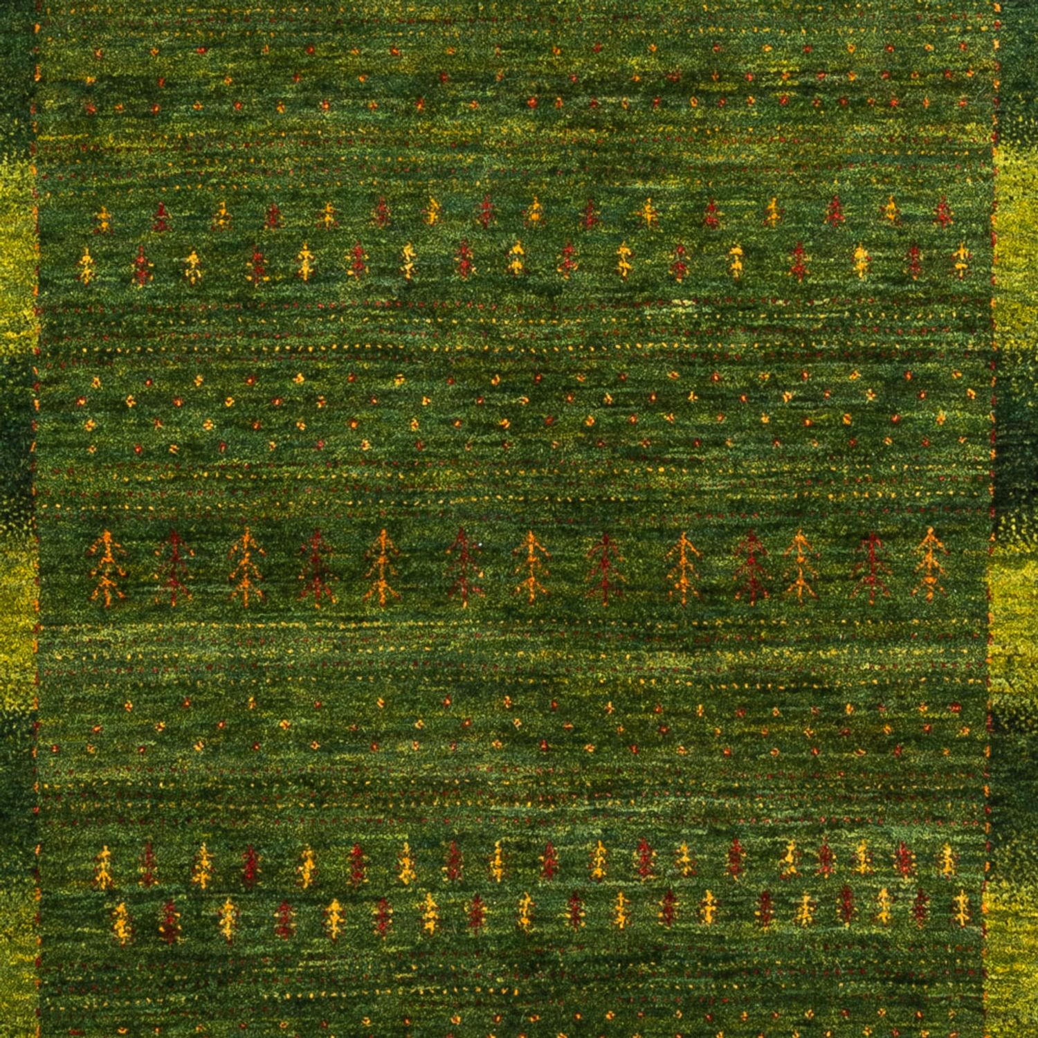 Gabbeh Tapijt - Loribaft Perzisch - 205 x 150 cm - groen