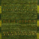 Tapete Gabbeh - Loribaft Persa - 205 x 150 cm - verde