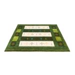 Gabbeh Rug - Loribaft Perser - 197 x 155 cm - green