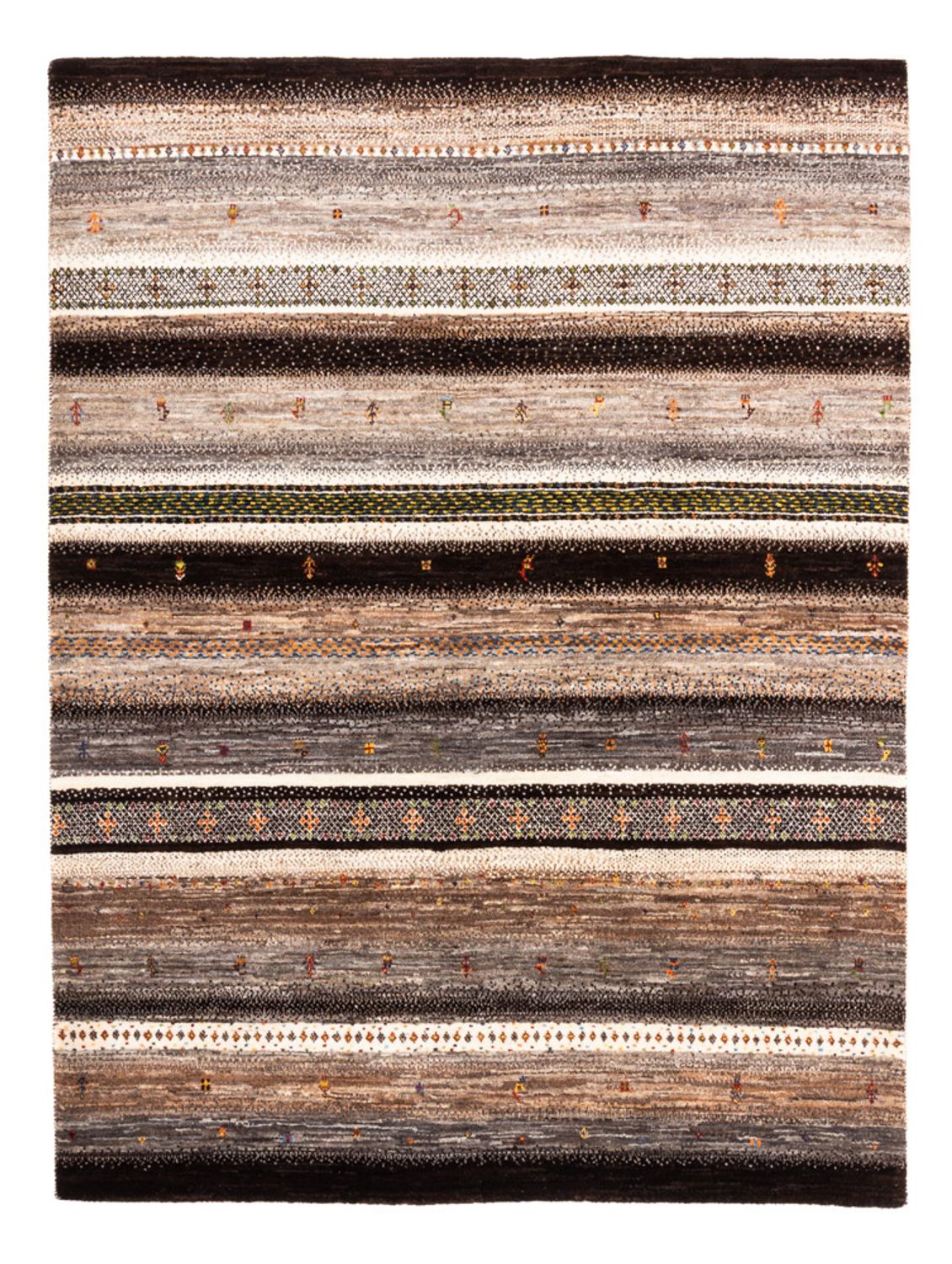 Tapis Gabbeh - Loribaft Persan - Royal - 206 x 155 cm - naturel