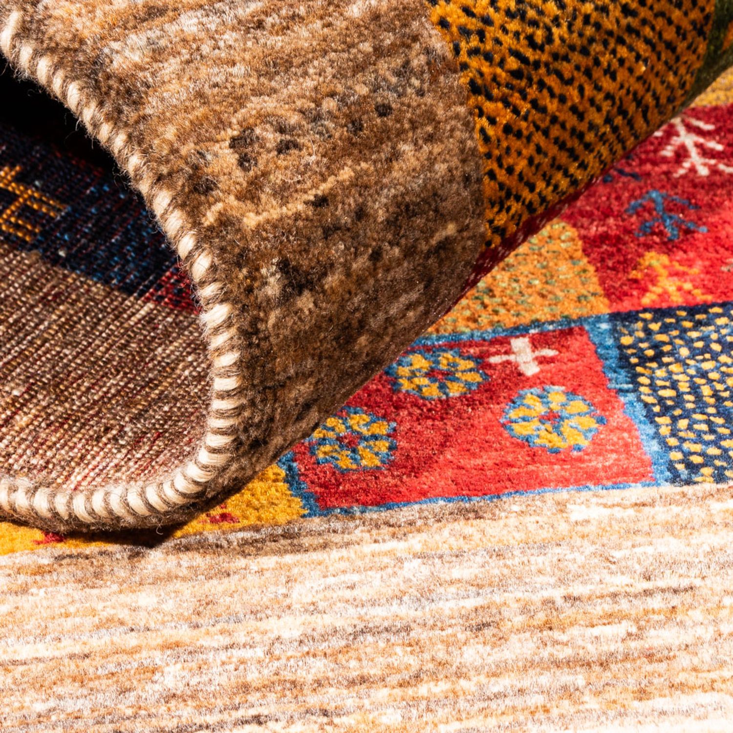 Gabbeh Rug - Loribaft Perser - Royal - 148 x 100 cm - multicolored