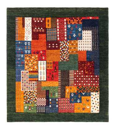 Gabbeh Rug - Loribaft Perser - Royal - 130 x 122 cm - multicolored