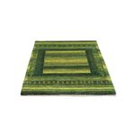 Tapis Gabbeh - Loribaft Persan - Royal - 150 x 97 cm - vert