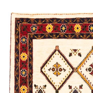 Tapete Gabbeh - Persa - 155 x 114 cm - creme