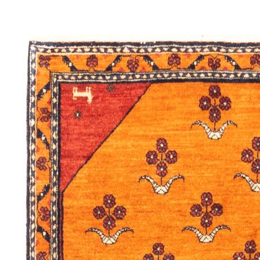 Tapis Gabbeh - Persan - 150 x 102 cm - or