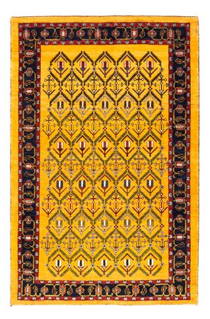 Tappeto Gabbeh - Persero - 188 x 126 cm - oro