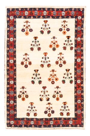 Tapis Gabbeh - Persan - 125 x 80 cm - crème