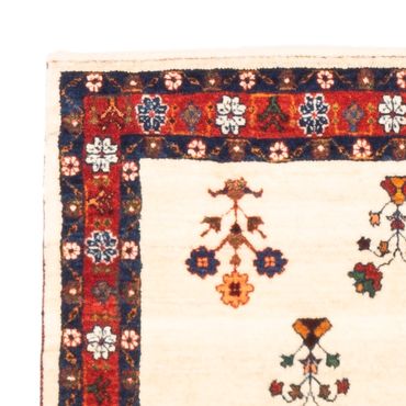 Tapis Gabbeh - Persan - 125 x 80 cm - crème