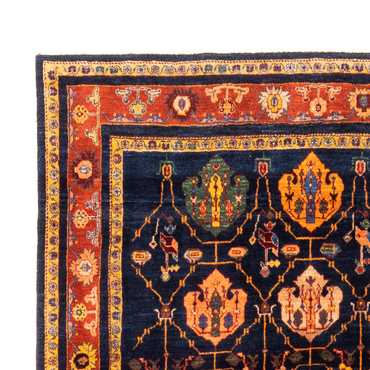 Gabbeh tapijt - Perzisch - 257 x 185 cm - donkerblauw