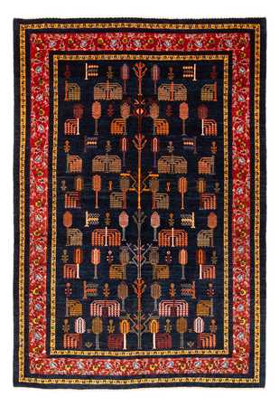 Tapis Gabbeh - Persan - 240 x 170 cm - bleu foncé