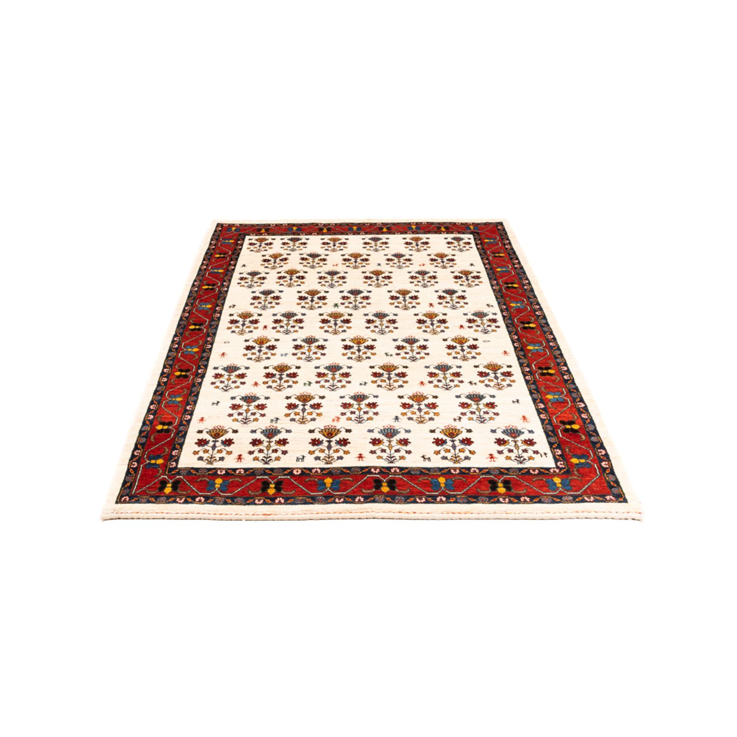 Alfombra Gabbeh - Persa - 194 x 127 cm - crema