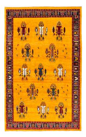 Tapis Gabbeh - Persan - 230 x 150 cm - or