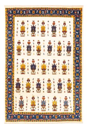 Tapis Gabbeh - Persan - 221 x 154 cm - crème