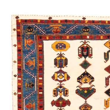 Tapete Gabbeh - Persa - 194 x 145 cm - creme