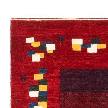 Tapis de couloir Tapis Gabbeh - Persan - 200 x 85 cm - rouge