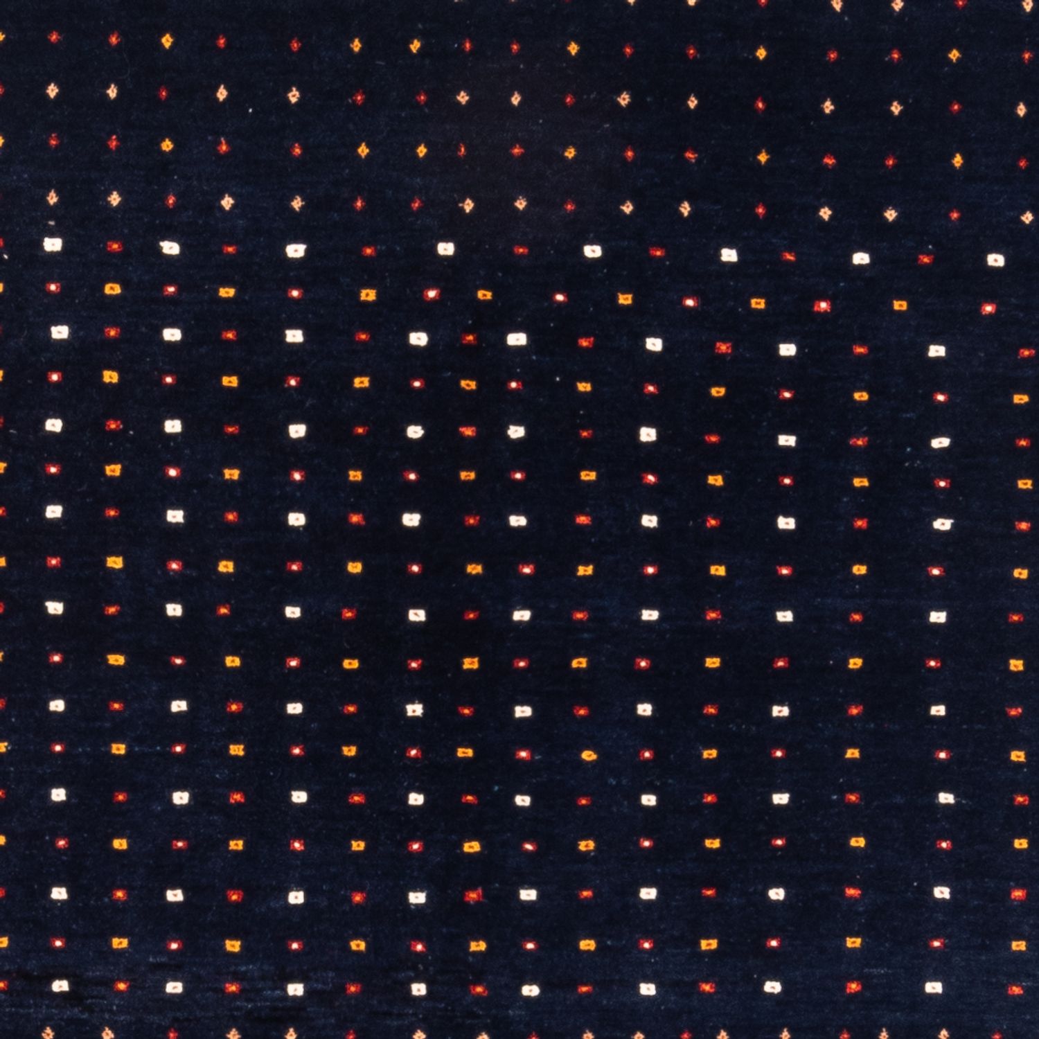 Tapete Gabbeh - Persa - 190 x 151 cm - azul escuro