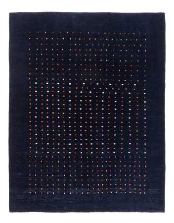 Tapis Gabbeh - Persan - 190 x 151 cm - bleu foncé