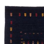 Tapis Gabbeh - Persan - 177 x 125 cm - bleu foncé