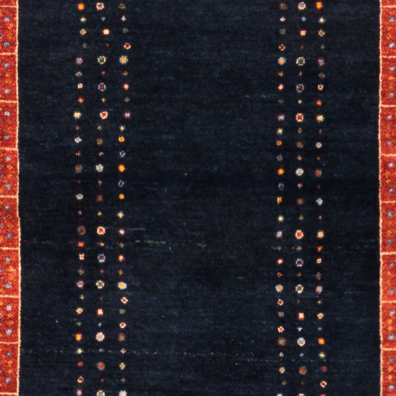 Gabbeh Teppich - Perser - 160 x 100 cm - dunkelblau