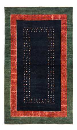 Tapis Gabbeh - Persan - 160 x 100 cm - bleu foncé