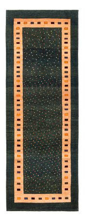 Runner Gabbeh-matta - persisk - 226 x 86 cm - grön