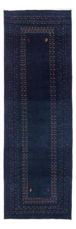 Tapis de couloir Tapis Gabbeh - Persan - 245 x 83 cm - bleu foncé