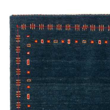 Tapis de couloir Tapis Gabbeh - Persan - 251 x 80 cm - bleu foncé